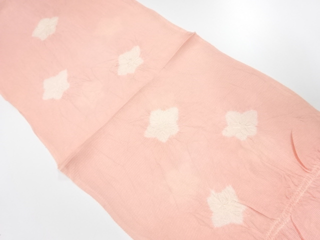 正絹　絽　絞り　夏用帯揚げ